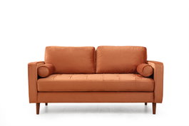Atelier Del Sofa Sofá de 2 Plazas Naranja 175x90x70cm
